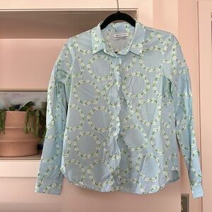 Urban Outfitters Daisy Print Button Down